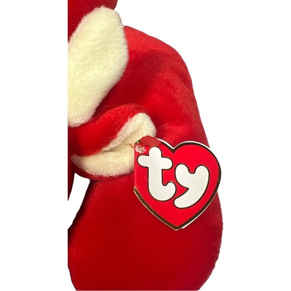 TY Pillow Pal Red Snort Bull 1997 Retired Beanie Babies With Tag Plush Stuffed - Picture 3 of 8